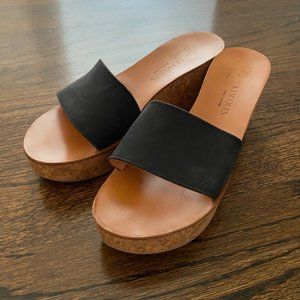 K Jacques Anka Cork Wedge Sandal
